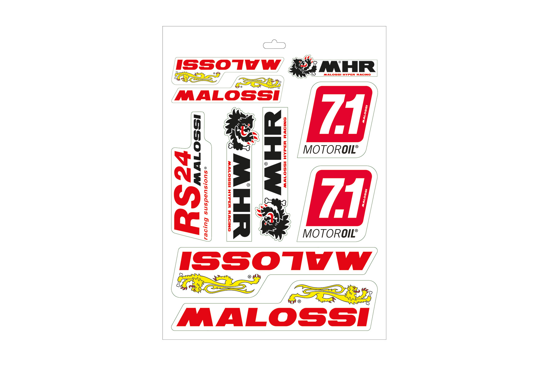 Malossi 25 sheets with assorted stickers 24.7x35 cm